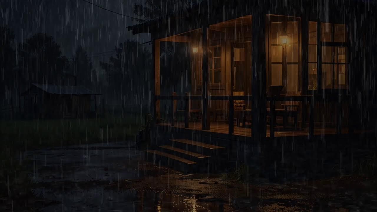 The Secret to Sleep Well with Torrential Rain & Thunder Growled on a Rickety Tin Roof in the Farm