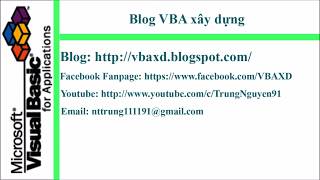 Phần 2  VBA Excel   Bài 1  Giới thiệu về VBA Excel