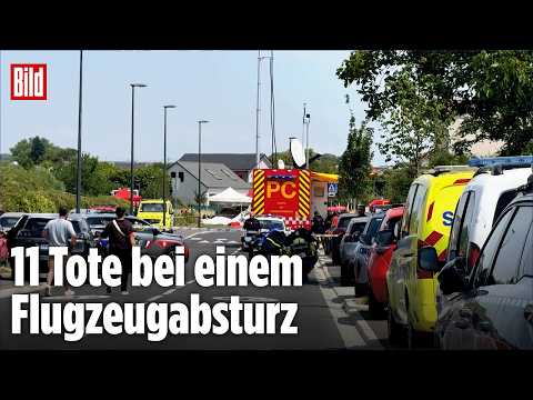 FLUGZEUGABSTURZ: Tödlicher Unfall von deutschen Kleinflugzeug bei Nancy!