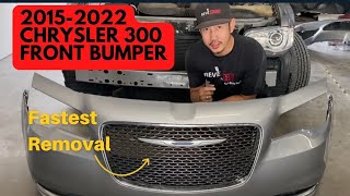 2015-2022 Chrysler 300 Front Bumper Removal. FASTEST and EASIEST Way