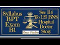 #23 Section 114 to 125 BNS | hospital Doctor story | BPT exam| B1 exam| Punjab police| Maan Studies 