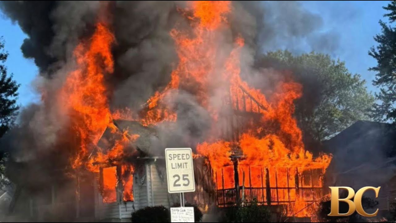 6 dead, including 4 children, from two-alarm Maryland house fire - YouTube