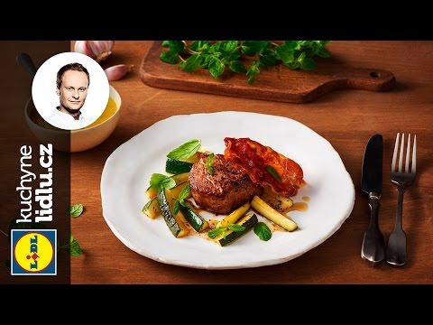 Steak z hovězí svíčkové s mangovým dipem – Marcel Ihnačák – RECEPTY KUCHYNĚ LIDLU