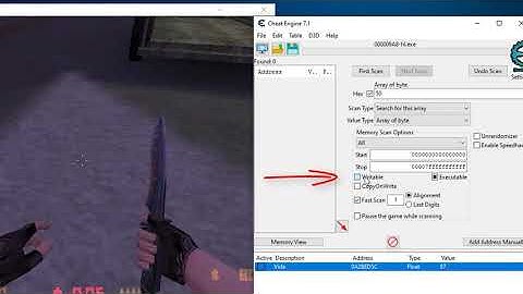 Find Static Array Of Byte with Cheat Engine