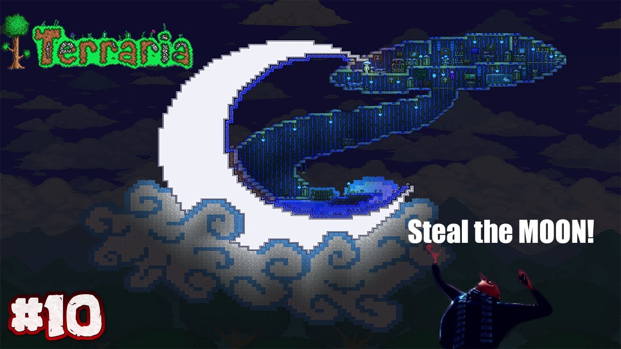 Getting to the Moon! Terraria Let's Play Ep.10 YouTube