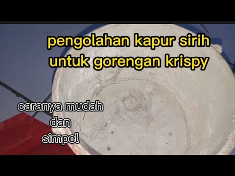 Kapur Sirih Untuk Makanan Terbuat Dari Apa