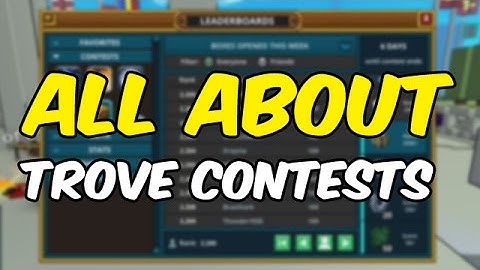 All about Trove Contests