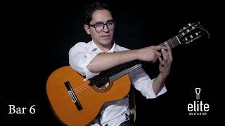 Valse Venezolano No. 2 - Tutorial Part 1/4 - EliteGuitarist.com Online Classical Guitar Lessons