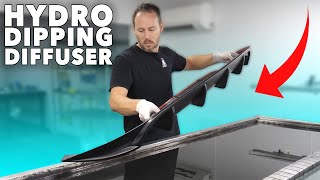How To Hydro Dip A Diffuser (in carbon fiber pattern)