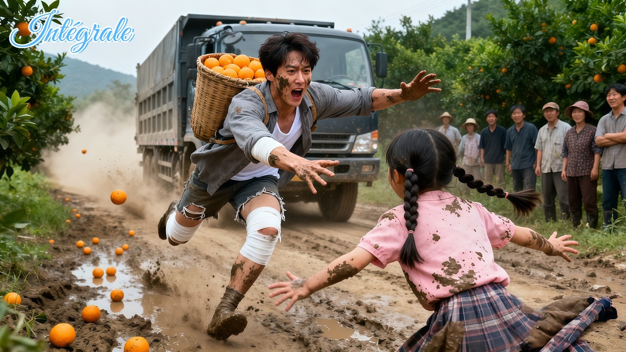 Vendeur d’oranges boiteux sauve fille mendiante—elle devient milliardaire ! Destin changé !