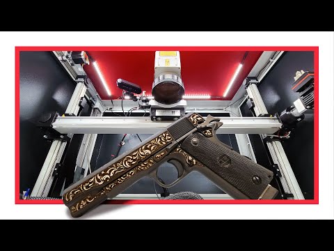 Engraved My First 1911 Pistol With My Fiber Laser Engraving