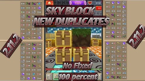 New duplicates Glitch Sky Block (Block Man Go) [2.11.2]No Fixed? Bug dupp👉💯