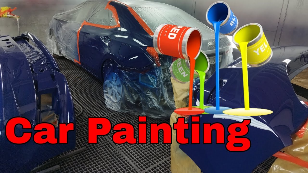 Wonderful finish Car Painting Glasurit base Iwata WS 400 SATA HVLP 5000