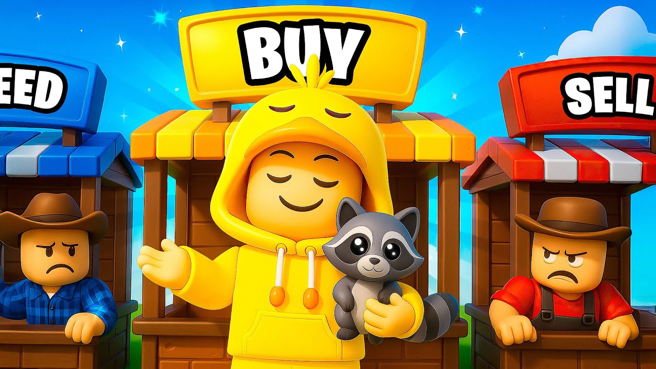 Ik OPEN Een WINKEL In GROW A GARDEN! (Roblox)