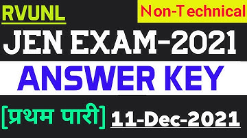 RSEB: JEn(Electrical) Paper Analysis & Solution For Non-Technical Part Shift-1
