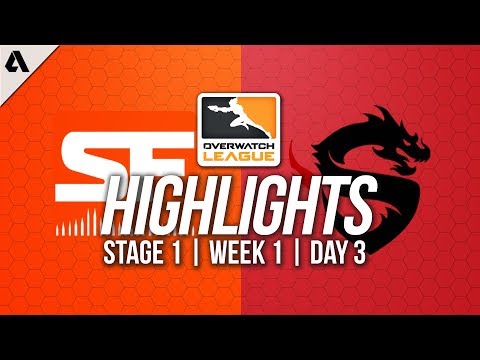 San Francisco Shock vs Shanghai Dragons | Overwatch League Highlights OWL Week 1 Day 3