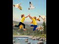 Children Collage Art Video