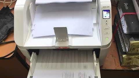 Escaneando documentos importantes con Avision