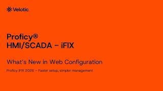 What’s New in iFIX Web Configuration News