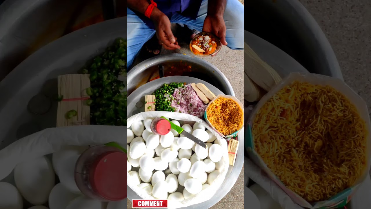 Man Famous By Selling Spicy Egg Ghugni 