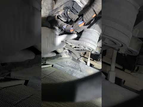 Idler Pulley, about to BREAK OFF ?, Duramax LLY #diesel #trucks #repair #boosted #truck