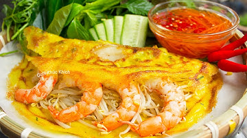 CÁC BẠN HAY ĐỔ BÁNH XÈO THỂ NÀO? ĐÂY LÀ CÁCH MÌNH HAY LÀM VỪA ÍT DẦU MỠ LẠI GIÒN NGON - CKK