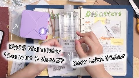 Phomemo M02S Thermal Printer丨How to Print Pictures & Clear Label丨Phomemo Easy DIY Class