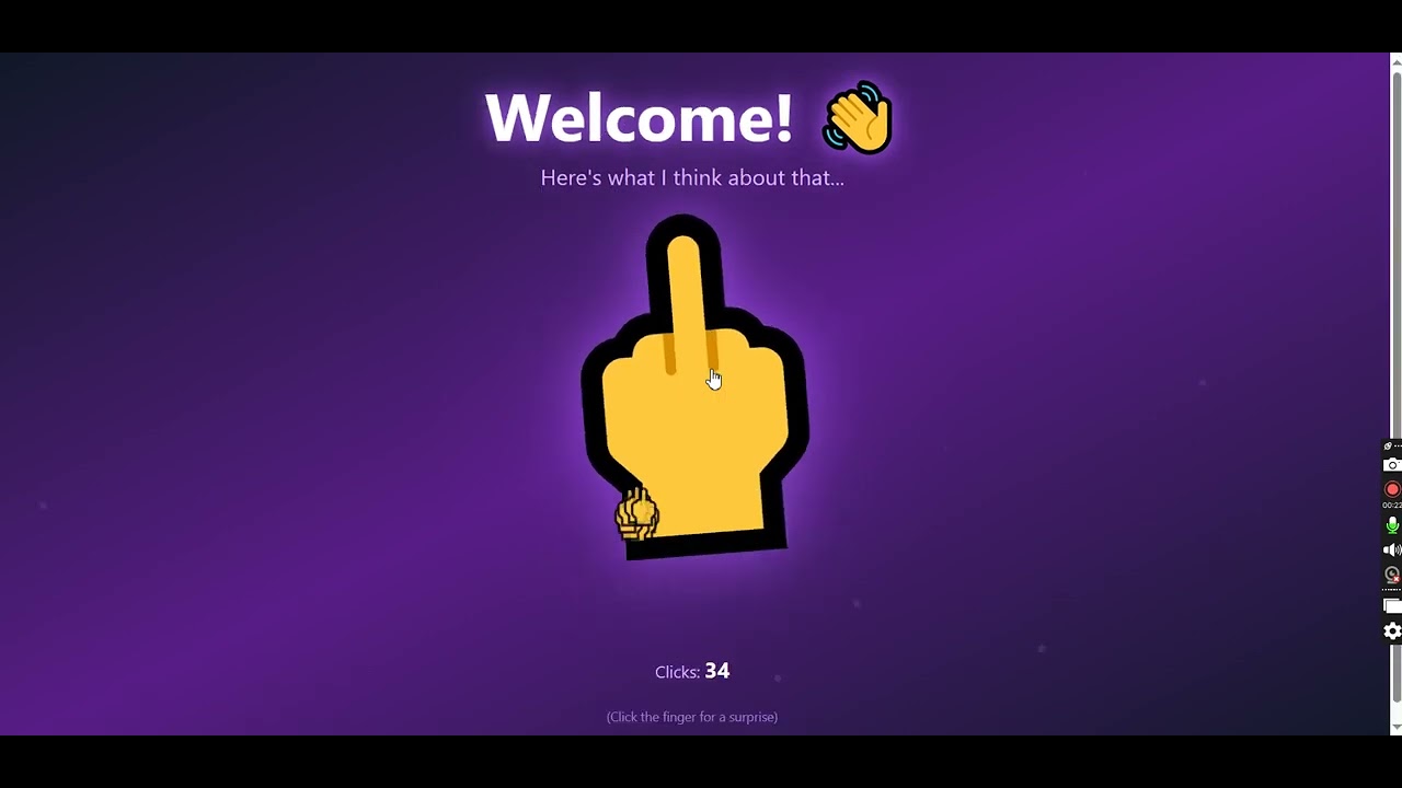 I ACCIDENTLY CREATED A MIDDLE FINGER APP 😅 - YouTube