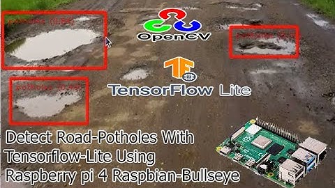 road potholes detection | tensorflow-lite custom object detection | raspberry pi 4 tensorflow-lite
