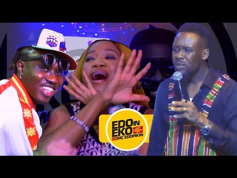 Zlatan Burst into Laughter as Action comedian Shutdown Edo in Eko with Mc Edopikin 2024
