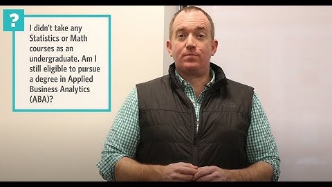 Applied Business Analytics FAQ: Program Eligibility