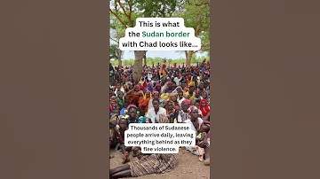 This is what the Sudan border with Chad looks like
