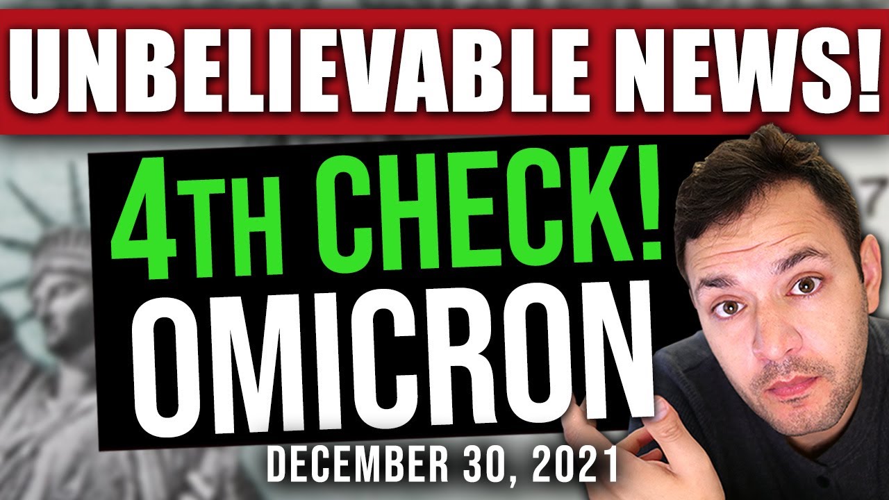 (THIS IS NUTS! 4TH CHECK PRESSURE OF OMICRON!) STIMULUS CHECK UPDATE