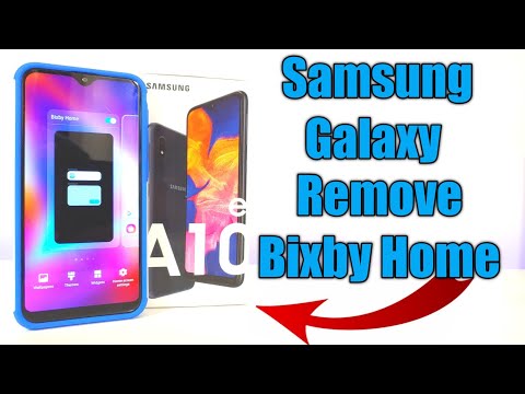 How to disable bixby home on Samsung Galaxy A Series devices