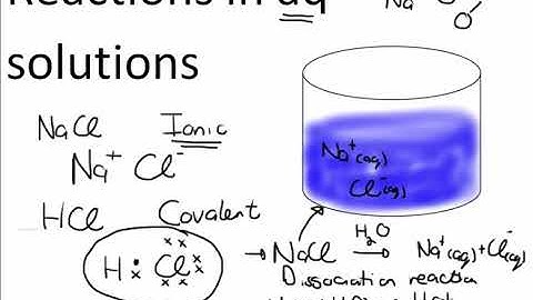 Reactions in aqueous solutions, foundation knowledge
