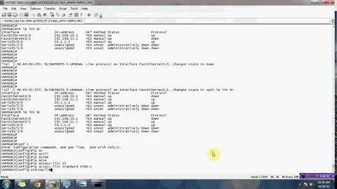 CCNA - Cấu hình Access Control List (ACL)