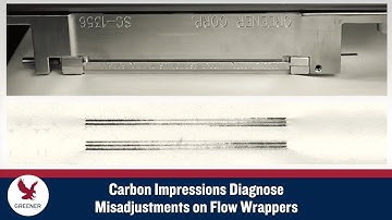 Carbon Impressions Diagnose Misadjustments on Flow Wrappers