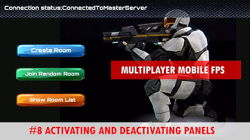 Activating Panels Unity Photon #8 | FPS Mobile Multiplayer Complete Game Course Unity In Urdu/Hindi