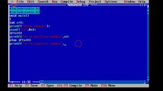 Write a c program to check given number is positive, negative or zero.