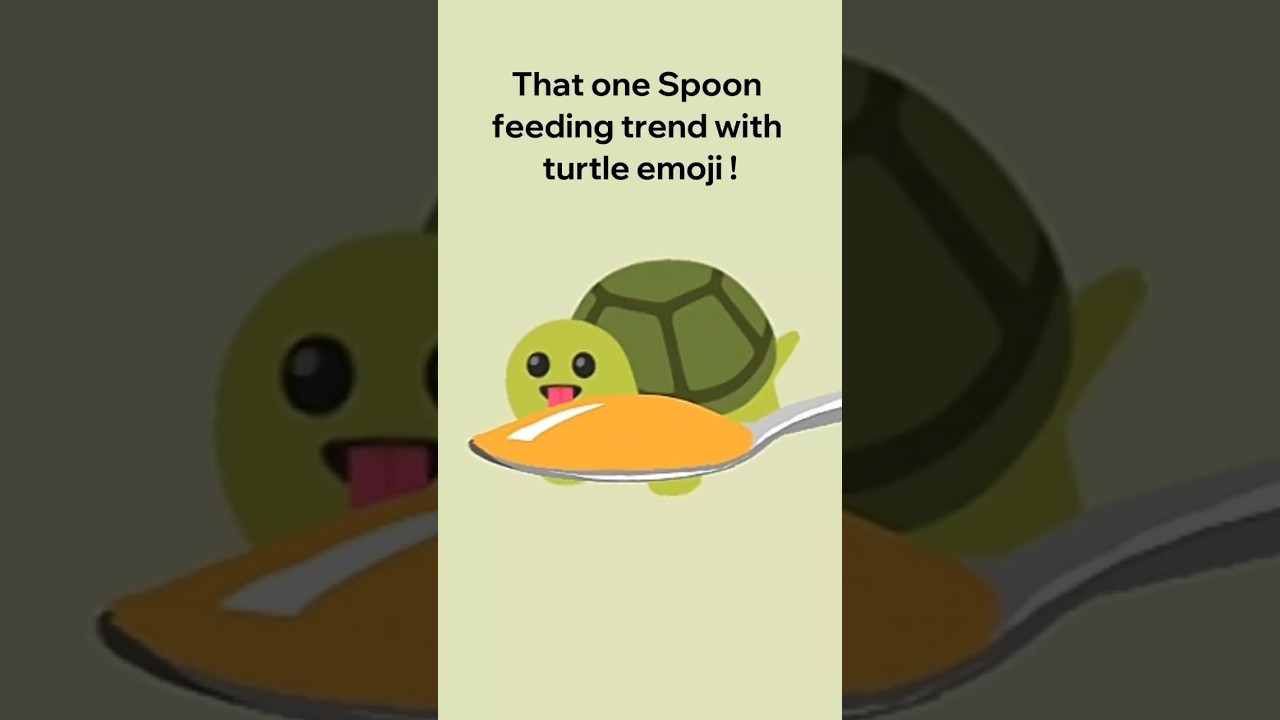 Spoon feeding trend be crazy 