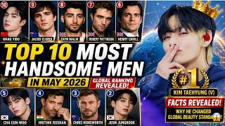 Kim Taehyung SHOCKS the World #1 Most Handsome Man in May 2026! Top 10 Global Ranking REVEALED! screenshot 4