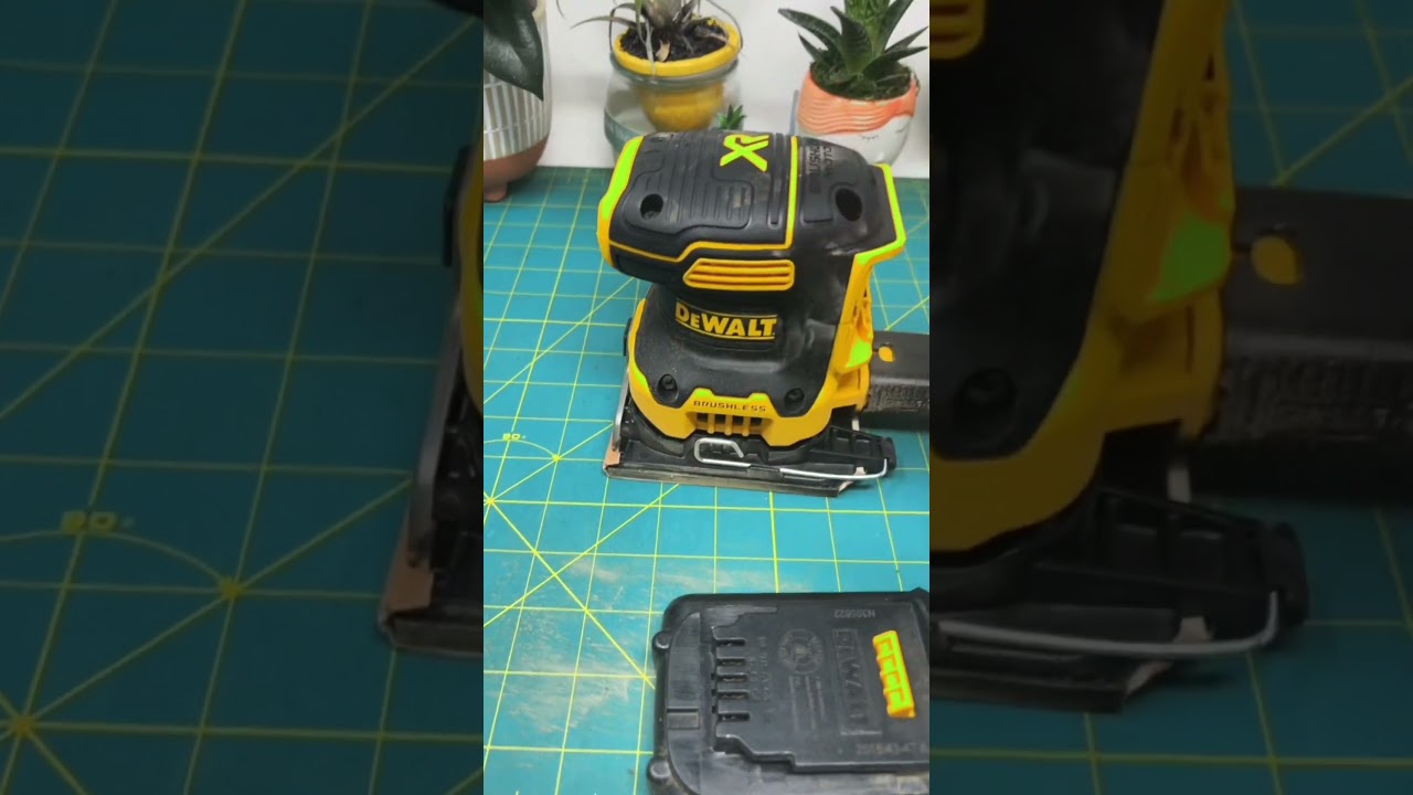 Dewalt Sander make it smooth. 