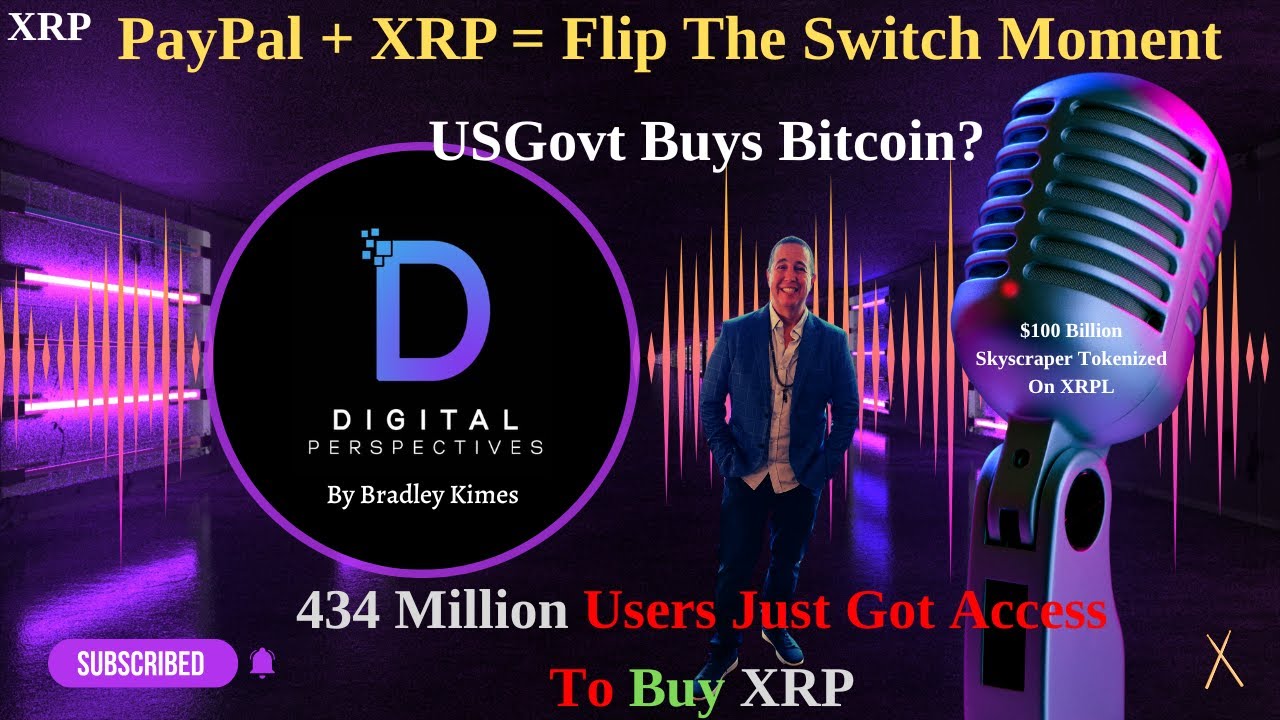 XRP- PayPal + XRP = They Just Flipped The Switch - 434 Million Users Access  To Buy Crypto/XRP
