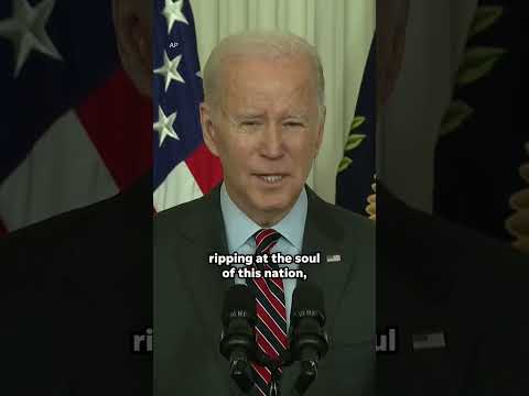 President Biden comments on Covenant school shooting in Nashville #Shorts