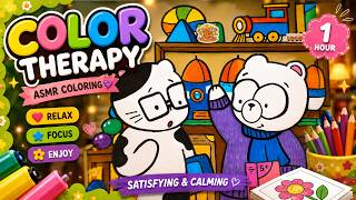 The Cutest Coloring Book You ll See Today Relaxing ASMR