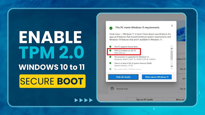 How to Enable TPM 2.0 for Windows 10 and Upgrade to Windows 11 | Trusted Platform Module Enable 2024