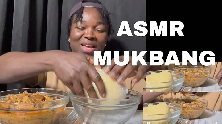 Plantain Fufu & Egusi Soup Mukbang 🔥 