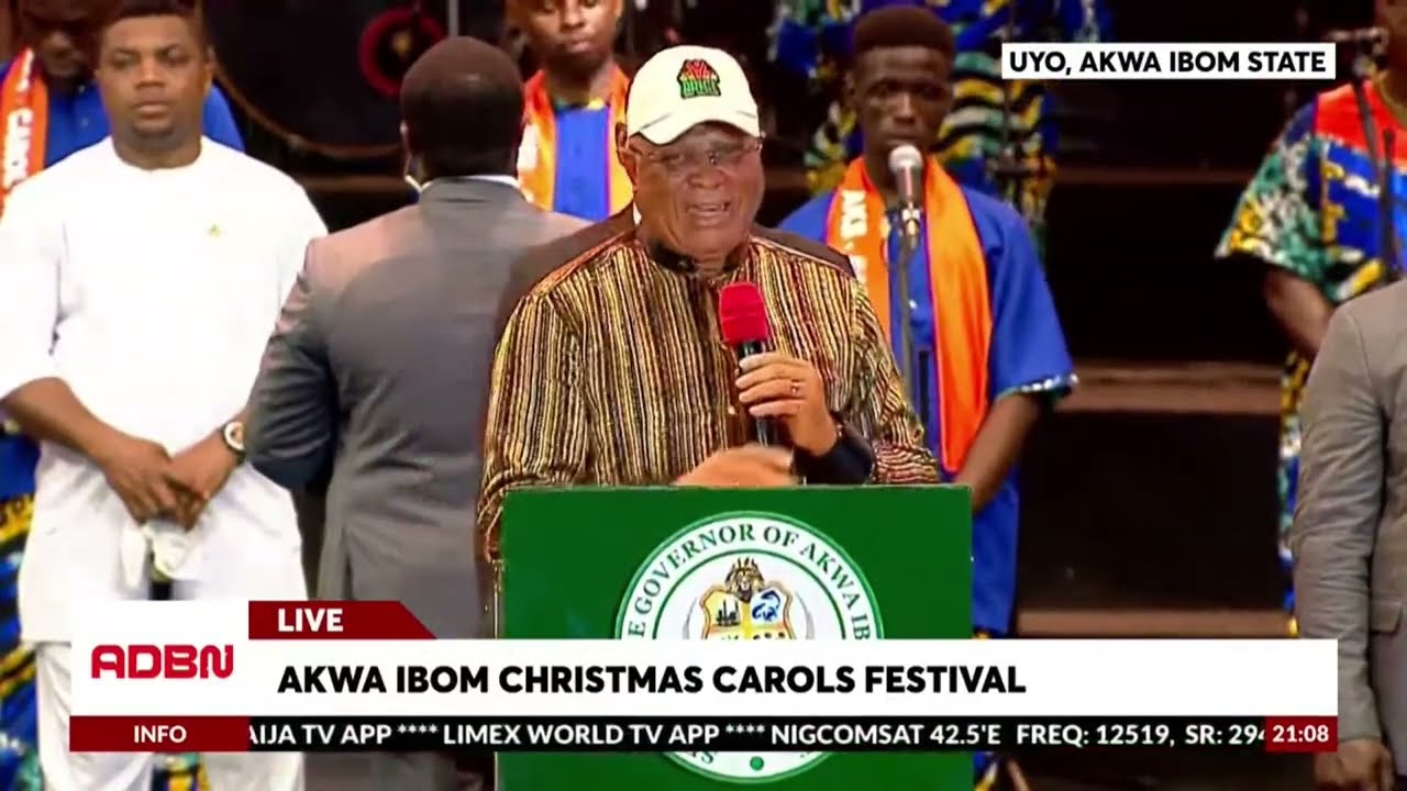 Приветственное слово губернатора Умо Эно | Фестиваль рождественских колядок в штате Аква-Ибом 202...