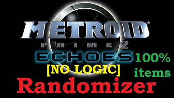 Metroid Prime 2 Hard Mode Randomizer with Maximum settings (everything randomized with no checks)