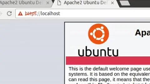 Create https localhost (ssl) on ubuntu 16.04